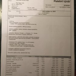 Faktura z veteriny Aaron