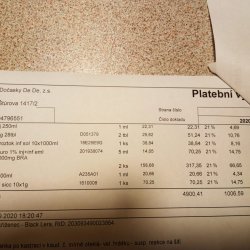 Faktura z veteriny