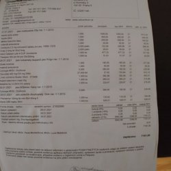 Faktura z veteriny Ettynka